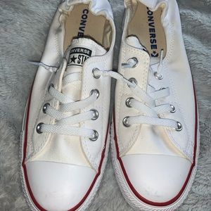 White size 10 Converse